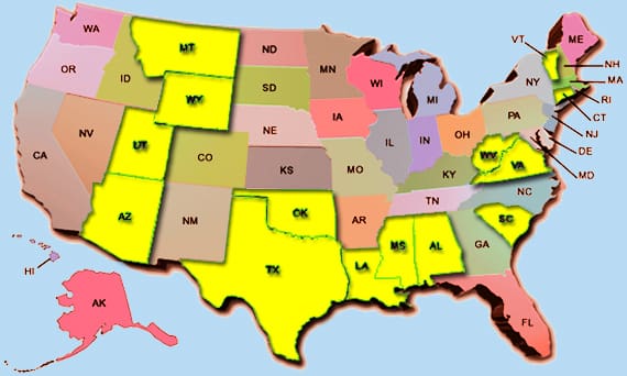 Help Peter Leidy find conferences in these states